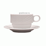 Чашка чайная «Аркадия»; фарфор; 210мл; D=8.6,H=6,B=11.6см; белый Lubiana 506