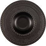 Тарелка для пасты «Скалистос» керамика 300 мл D=270, H=40 мм черный Le CoQ LSKA034NE006270
