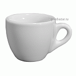 Чашка кофейная «Верона»; фарфор; 80мл; H=7,L=22,B=15см; белый ANCAP 18472