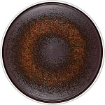 Тарелка «Эстиа» пирожковая фарфор D=180, H=20 мм коричнев., белый Le CoQ LEST019RG001180
