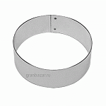Кольцо кондитерское; нерж.; D=200,H=35мм; металлич. MATFER 371206