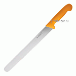 Нож д/тонкой нарезки; сталь нерж.,пластик; L=44/33,B=3.3см; желт. MATFER 182518