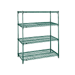 Zinc Plating underneath with Green Anti-bacterial Epoxy Coating (Vistex)