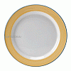 Тарелка мелкая «Рио Еллоу»; фарфор; D=25.5см; белый,желт. Steelite 1530 0210
