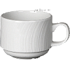 Чашка чайная «Спайро»; фарфор; 210мл; D=8,H=6.5,L=10.5см; белый Steelite 9032 C986