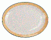 Блюдо овальное «Рио Еллоу»; фарфор; L=30.5см; белый,желт. Steelite 1530 0142