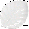 Блюдо-лист «Кунстверк»; фарфор; H=3.6,L=36.5,B=25.5см; белый KunstWerk A0773