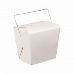 Коробка для лапши с ручками 480 мл белая, 70х55 мм, 50 шт/уп, картон, Garcia de Pou 131.39