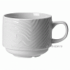Чашка чайная «Оптик»; фарфор; 220мл; D=8,H=6.5см; белый Steelite 9118 C1020