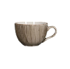 Чашка чайная 250 мл серо-коричневая Corone Natura