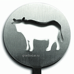 Шампур «Корова» (6шт); сталь нерж.; L=25см MATFER 661021