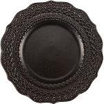 Тарелка «Скалистос» пирожковая керамика D=150, H=20 мм черный Le CoQ LSKA034NE001150