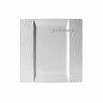 Тарелка квадратная «Оптик»; фарфор; L=15,B=15см; белый Steelite 9118 C1045