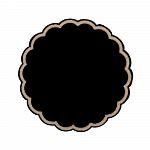 Салфетки черные под чашку (доллис), 9 слоев, 90 мм, 250 шт Garcia de Pou 103.56