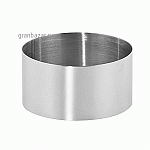 Набор кондит.форм «Круг» кольцо кондитерское (2шт); сталь; D=60,H=45мм; металлич. ILSA 12920600IVV