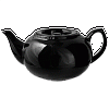 Чайник «Кунстверк»; фарфор; 700мл; D=9,H=8,L=20см; черный KunstWerk A0255BL