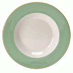 Тарелка д/пасты «Рио Грин»; фарфор; D=27см; белый,зелен. Steelite 1529 0314