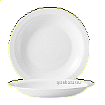 Тарелка глубокая «Отельер»; стекло; 300мл; D=22.5см; белый Arcoroc 57971