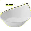 Салатник «Кунстверк»; фарфор; 1300мл; H=5.5,L=23.3,B=29см; белый KunstWerk A5599
