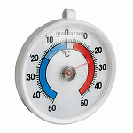 Термометр д/холодильника (-50+50С); пластик; D=7,H=1.5см; белый MATFER 72250