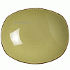 Тарелка глубокая овальная «Террамеса олива»; фарфор; H=4,L=21,B=19см; олив. Steelite 1122 0587
