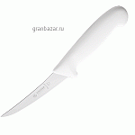 Нож д/обвалки мяса; сталь нерж.,пластик; L=257/125,B=22мм; белый MATFER 182625
