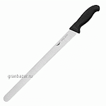 Нож д/тонкой нарезки; сталь нерж.,пластик; L=36см; металлич.,черный Paderno 18009-36