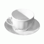 Пара чайная «Гранат»; фарфор; 255мл; D=91,H=75,L=150мм; белый Дулёво 14822