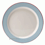 Тарелка мелкая «Рио Блю»; фарфор; D=16.5см; белый,синий Steelite 1531 0214