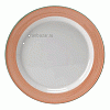 Тарелка мелкая «Рио Пинк»; фарфор; D=25.5см; белый,розов. Steelite 1532 0210