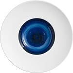 Тарелка для пасты "Абиссос"; фарфор; D=240, H=55 мм; белый, синий Le CoQ LABY028BL006240