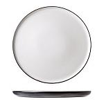 Тарелка десертная "Сиель блан"; керамика; D=278, H=15 мм; белый, черный Cosy&Trendy 3445028