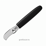 Нож д/снятия цедры; сталь,полипроп.; H=2.5,L=13/6.5,B=17см; черный Felix 102506