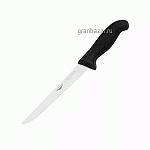 Нож д/обвалки мяса; сталь,пластик; L=35/17,B=4см; металлич.,черный Paderno 18015-18