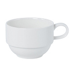 Чайная чашка Simply Plus 250 мл, штабелируемая, фарфор Noble 091617А