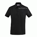 Рубашка поло мужская,размер L; хлопок,эластан; черный Greiff 6627.1405.010/L