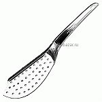 Лопатка д/подачи рыбы; сталь нерж.; L=35/16,B=6.5см; металлич. MATFER 112409
