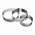 Кольцо кондитерское; сталь нерж.; D=220,H=60мм; металлич. Paderno 47534-22