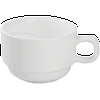 Чашка кофейная «Кунстверк»; фарфор; 200мл; D=8.5,H=5,L=11см; белый KunstWerk A4177