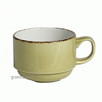 Чашка чайная «Террамеса олива»; фарфор; 225мл; D=8,H=6,L=11см; олив. Steelite 1122 0217