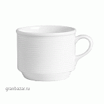 Чашка чайная «Аура»; фарфор; 230мл; белый Steelite 6300 P186