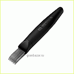 Нож д/декорации; сталь,пластик; L=145/25,B=15мм; металлич.,черный MATFER 120903