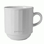 Чашка чайная «Эвита»; фарфор; 250мл; D=8.5,H=7,L=10.5,B=8.5см; белый G.Benedikt EVI0225