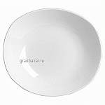 Тарелка пирожковая «Тэйст вайт»; фарфор; H=20,L=152,B=130мм; белый Steelite 1107 0582