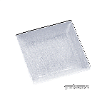Блюдце квадратное «Минерали»; стекло; L=11,B=11см; матовый Arcoroc C3469