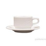 Чашка кофейная «Аркадия»; фарфор; 80мл; D=6,H=4.5,B=9см; белый Lubiana 580