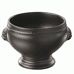 Бульон.чашка «Лион»; фарфор; 350мл; D=115,H=88мм; черный REVOL 644698