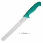 Нож д/тонкой нарезки; сталь нерж.,пластик; D=24,L=38/2.4,B=3см; зелен. MATFER 182216