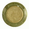 Тарелка мелкая «Феннель»; фарфор; D=23см; зелен.,бежев. Steelite 1541 A211