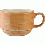 Чашка кофейная «Паприка»; фарфор; 170мл; D=7.5,H=5.8,L=10.5см; оранжев.,бежев. Steelite 1540 A230
